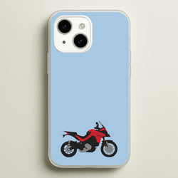 Red Motorbike - Motorbike  - Moto GP Phone Case for iPhone 15