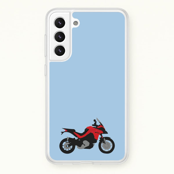 Red Motorbike - Motorbike  - Moto GP Phone Case for Galaxy S21 Plus