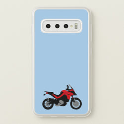 Red Motorbike - Motorbike  - Moto GP Phone Case for Galaxy S10 Plus