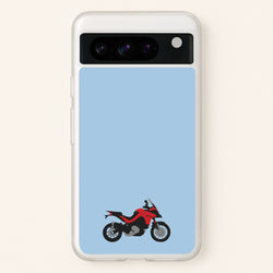 Red Motorbike - Motorbike  - Moto GP Phone Case for Google Pixel 8 Pro