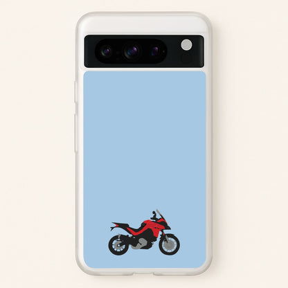 Red Motorbike - Motorbike  - Moto GP Phone Case for Google Pixel 8 Pro
