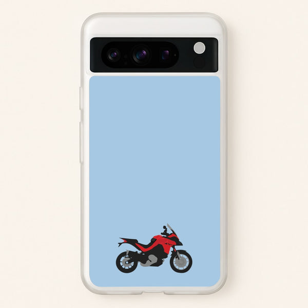 Red Motorbike - Motorbike  - Moto GP Phone Case for Google Pixel 8 Pro