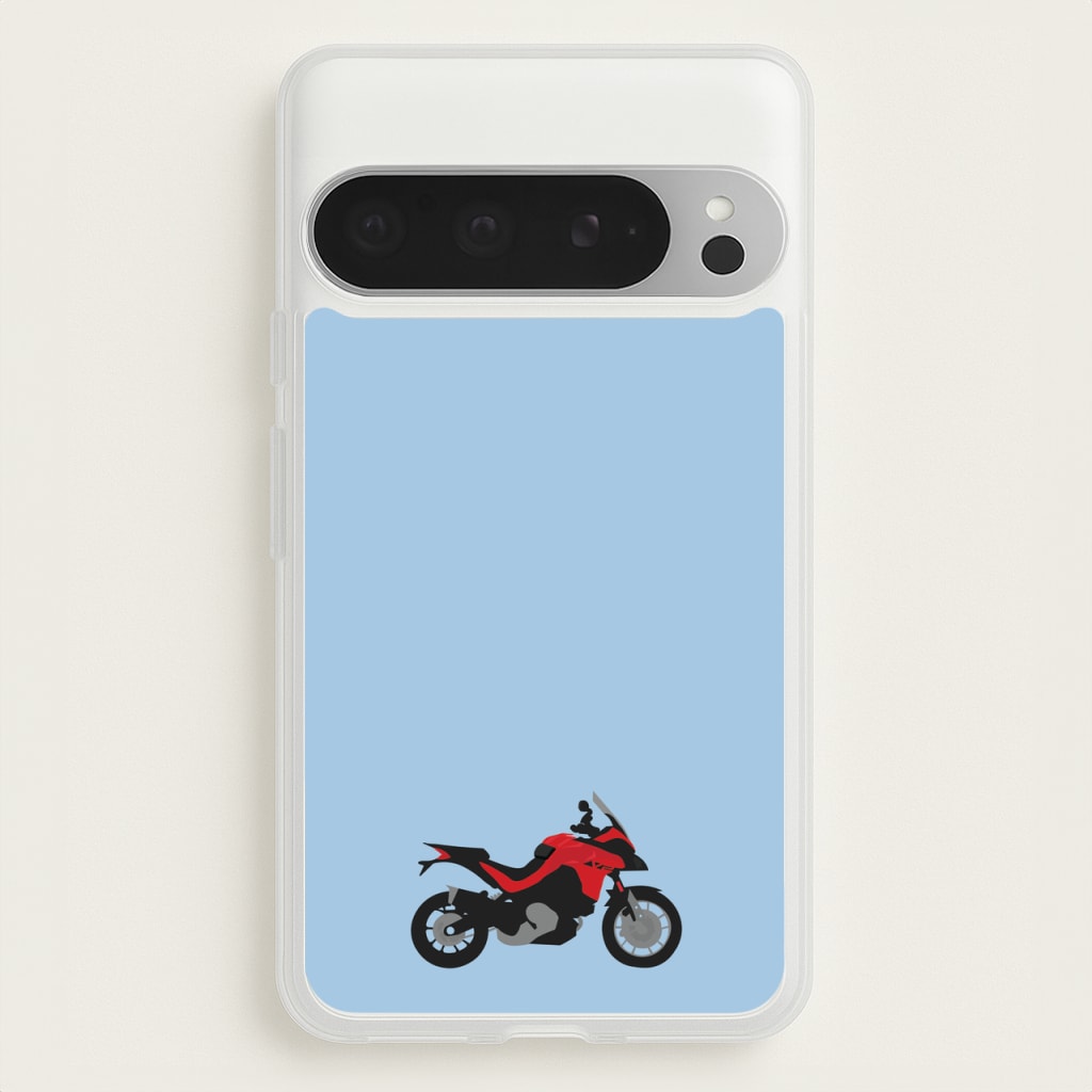 Red Motorbike - Motorbike  - Moto GP Phone Case for Google Pixel 9 Pro XL