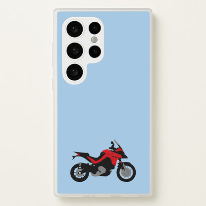 Red Motorbike - Motorbike  - Moto GP Phone Case for Galaxy S24 Ultra