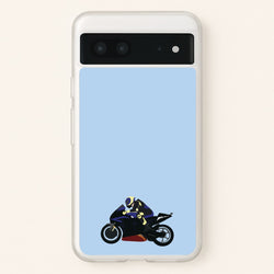 Purple Motorbike - Motorbike  - Moto GP Phone Case for Google Pixel 7
