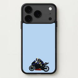 Purple Motorbike - Motorbike Phone Case for iPhone 17 Pro
