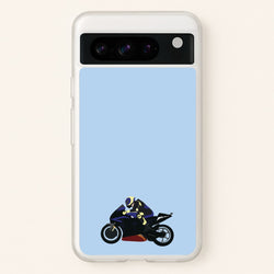 Purple Motorbike - Motorbike  - Moto GP Phone Case for Google Pixel 8 Pro