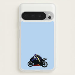 Purple Motorbike - Motorbike  - Moto GP Phone Case for Google Pixel 9 Pro XL