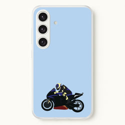 Purple Motorbike - Motorbike  - Moto GP Phone Case for Galaxy S25 Plus