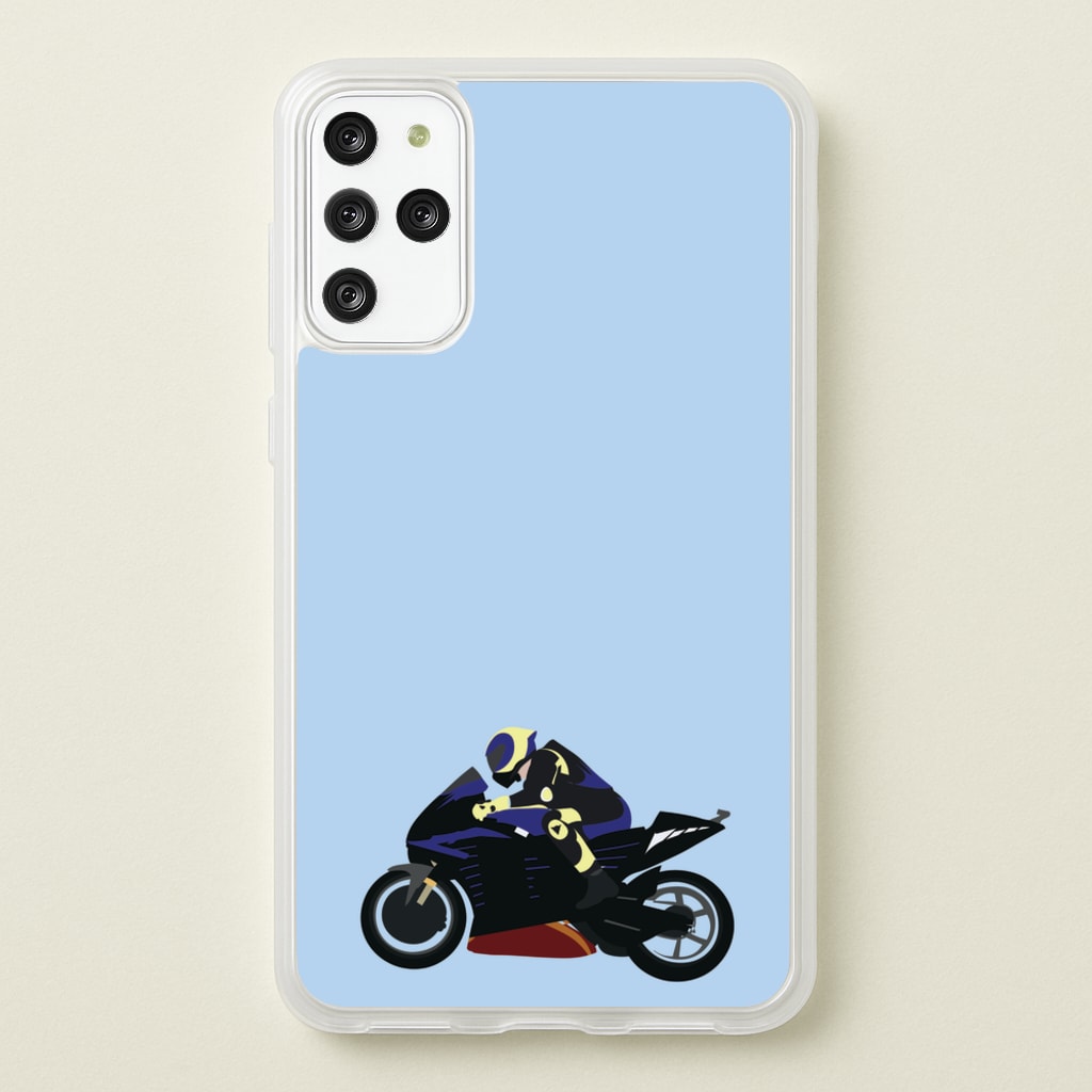 Purple Motorbike - Motorbike  - Moto GP Phone Case for Galaxy S20 Plus
