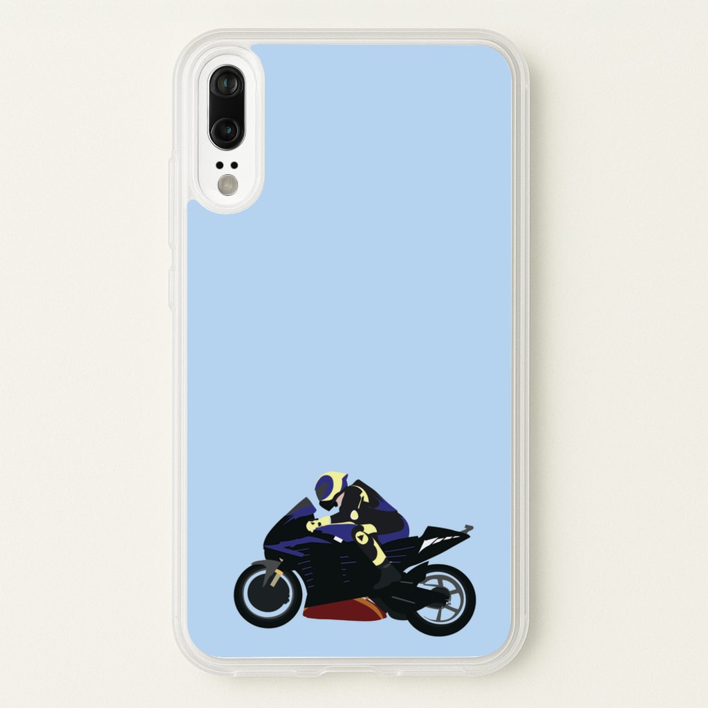 Purple Motorbike - Motorbike  - Moto GP Phone Case for Huawei P20