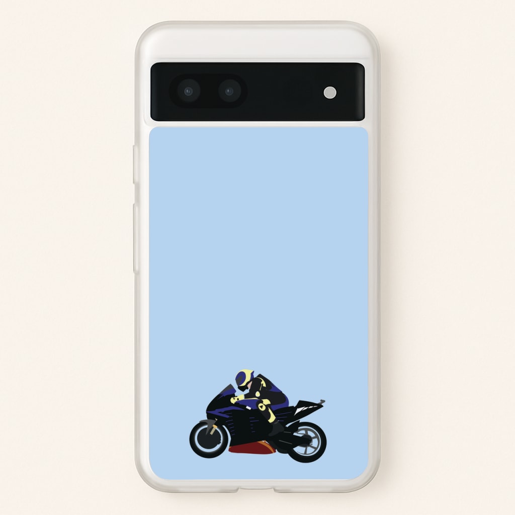 Purple Motorbike - Motorbike  - Moto GP Phone Case for Google Pixel 7a