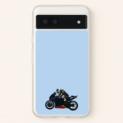 Purple Motorbike - Motorbike  - Moto GP Phone Case for Google Pixel 7a