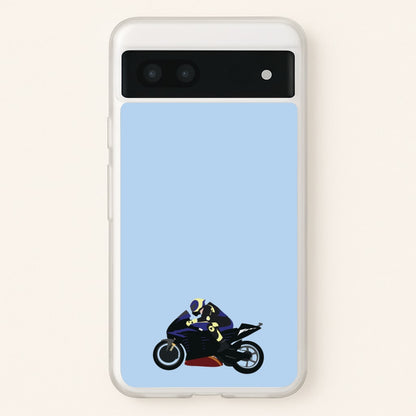 Purple Motorbike - Motorbike  - Moto GP Phone Case for Google Pixel 7a