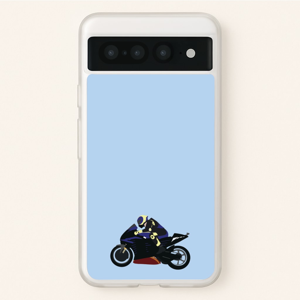 Purple Motorbike - Motorbike  - Moto GP Phone Case for Google Pixel 7 Pro