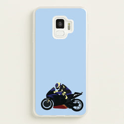 Purple Motorbike - Motorbike  - Moto GP Phone Case for Galaxy S9