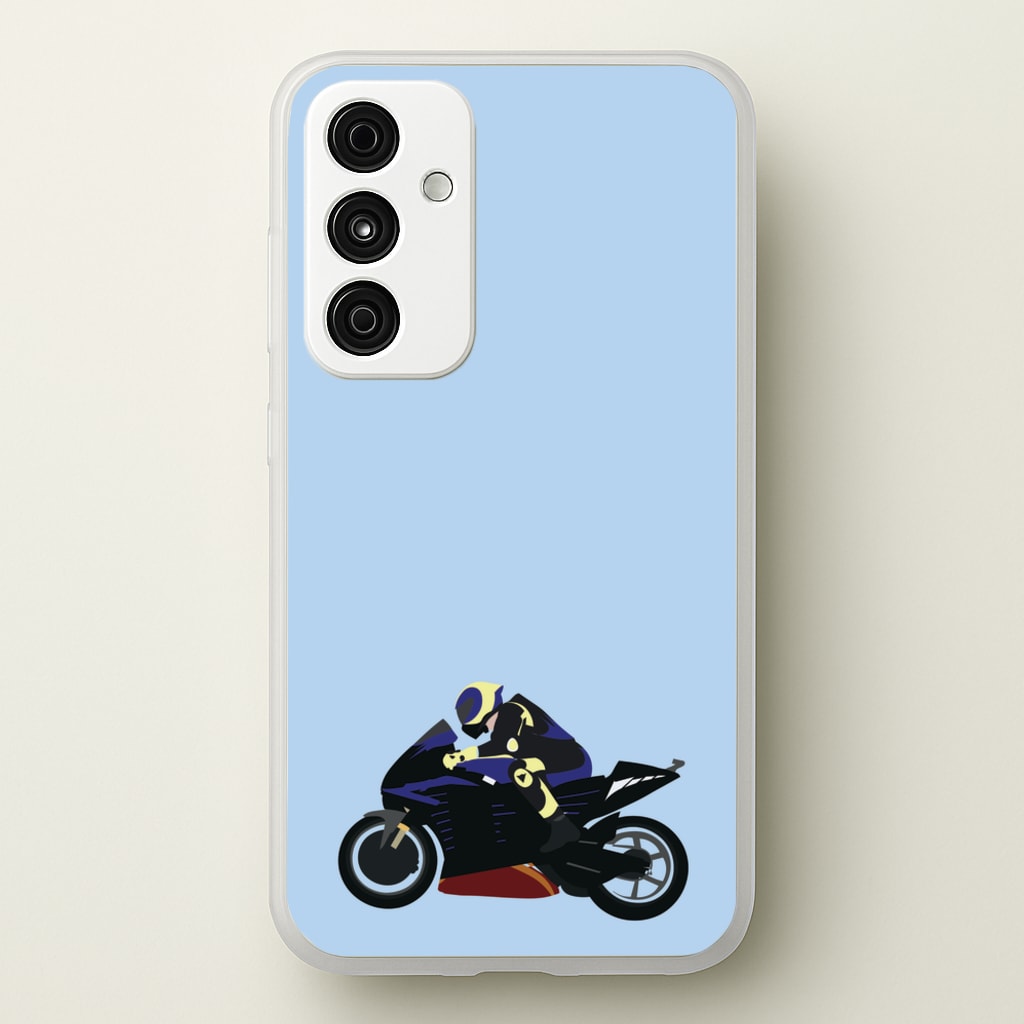 Purple Motorbike - Motorbike  - Moto GP Phone Case for Galaxy A35