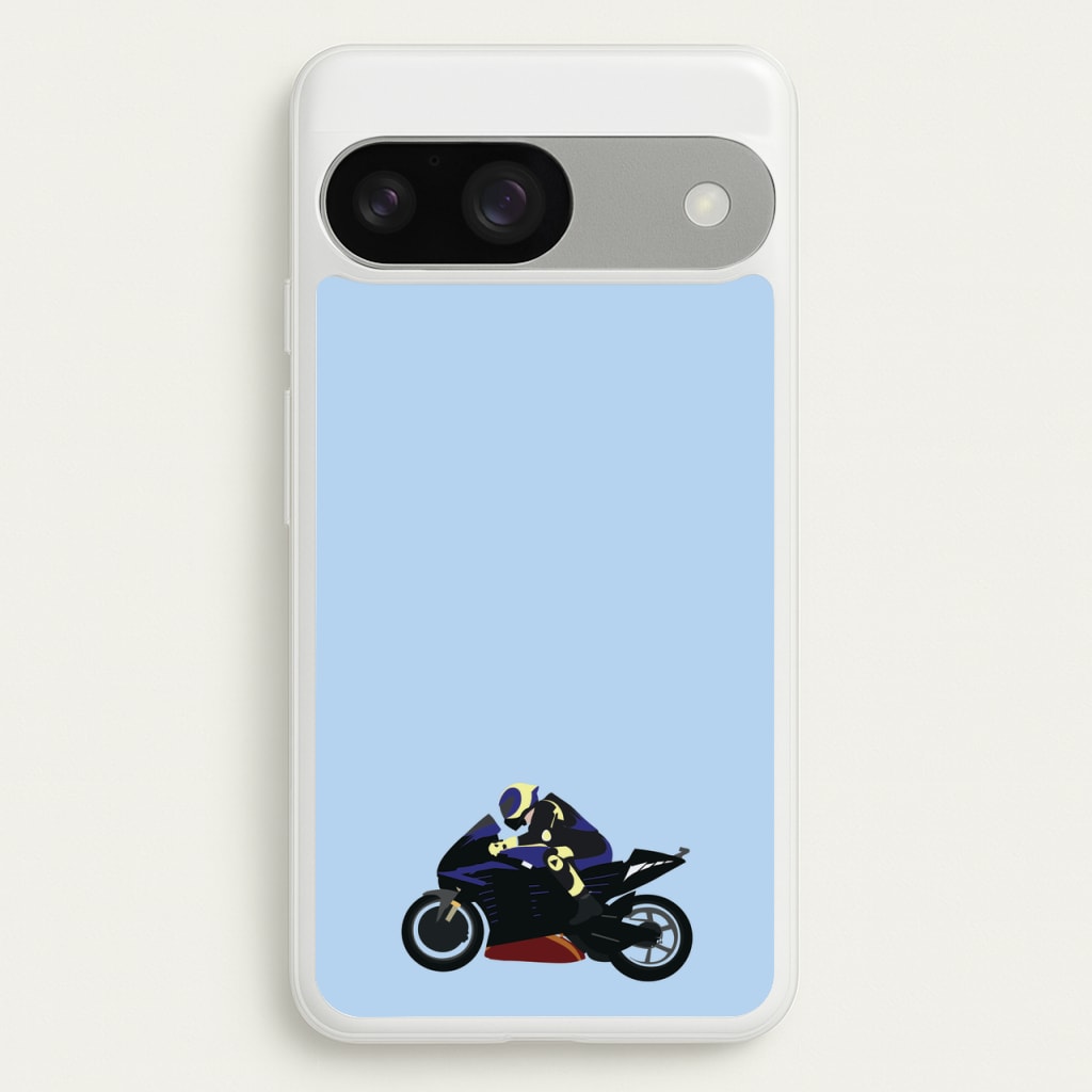 Purple Motorbike - Motorbike  - Moto GP Phone Case for Google Pixel 9 / 9 Pro