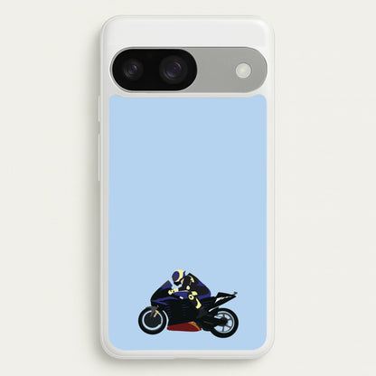 Purple Motorbike - Motorbike  - Moto GP Phone Case for Google Pixel 9 / 9 Pro