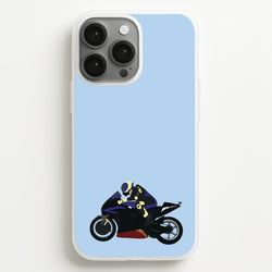 Purple Motorbike - Motorbike  - Moto GP Phone Case for iPhone 13 Pro Max