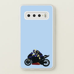Purple Motorbike - Motorbike  - Moto GP Phone Case for Galaxy S10 Plus