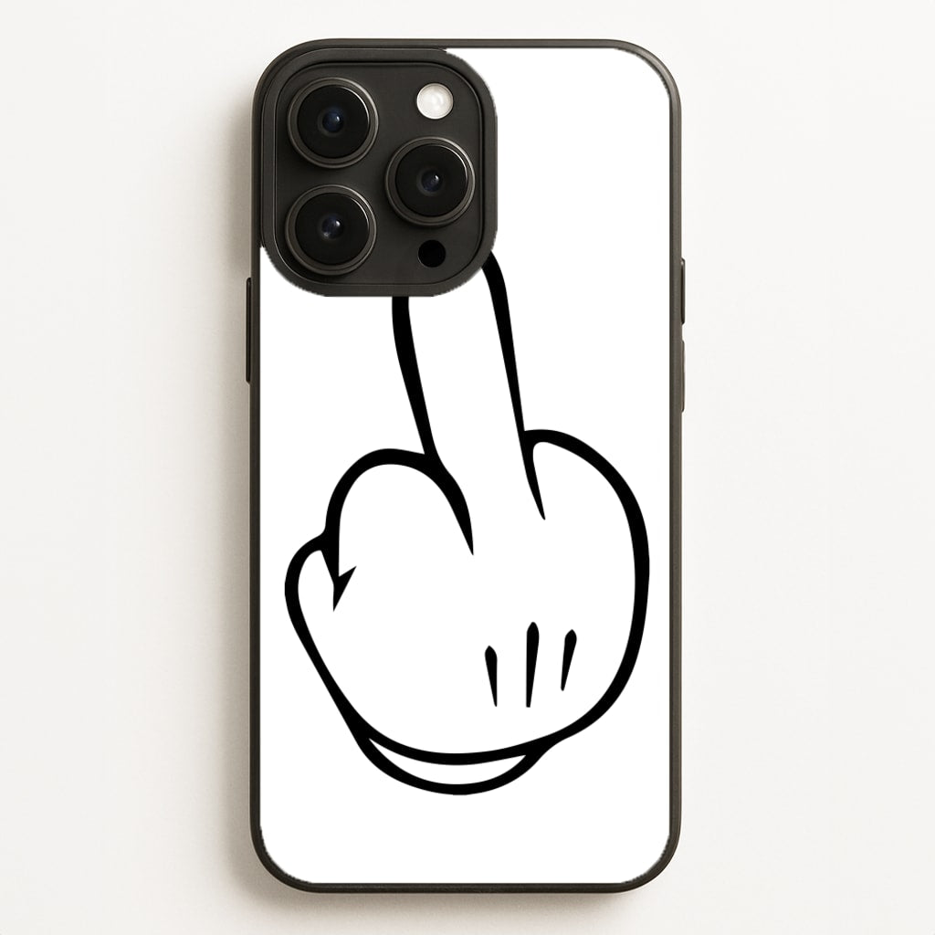 Fairytale Mouse Middle Finger Phone Case