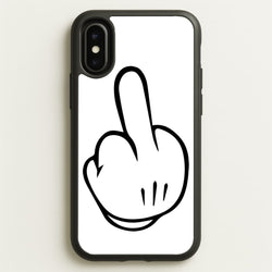 Fairytale Mouse Middle Finger  - Disney Phone Case for iPhone X / XS