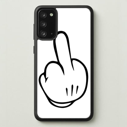 Fairytale Mouse Middle Finger  - Disney Phone Case for Galaxy Note 20