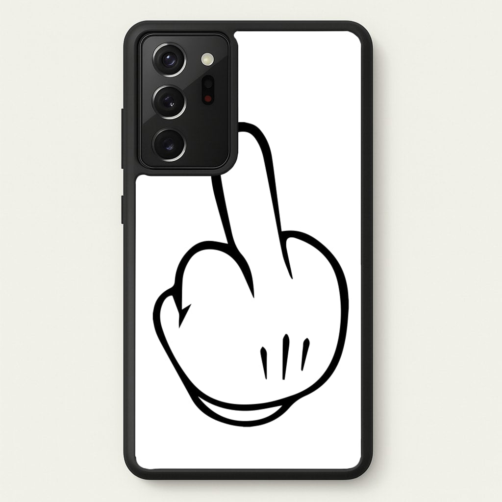 Fairytale Mouse Middle Finger  - Disney Phone Case for Galaxy Note 20 Ultra