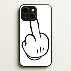 Fairytale Mouse Middle Finger  - Disney Phone Case for iPhone 15