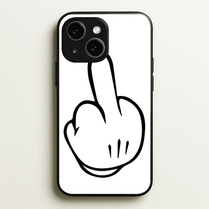 Fairytale Mouse Middle Finger  - Disney Phone Case for iPhone 15