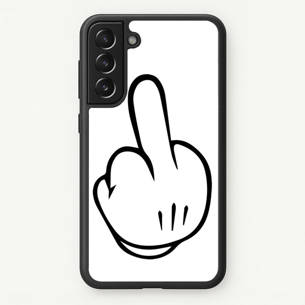 Fairytale Mouse Middle Finger  - Disney Phone Case for Galaxy S22