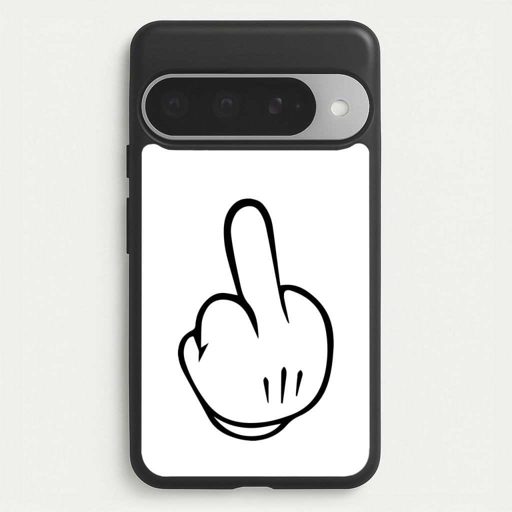 Fairytale Mouse Middle Finger Phone Case for Google Pixel 10 Pro XL