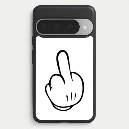 Fairytale Mouse Middle Finger Phone Case for Google Pixel 10 Pro XL