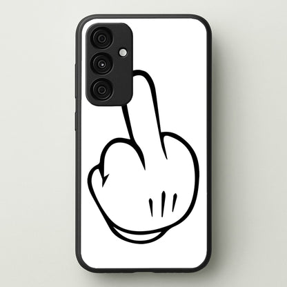 Fairytale Mouse Middle Finger  - Disney Phone Case for Galaxy A55