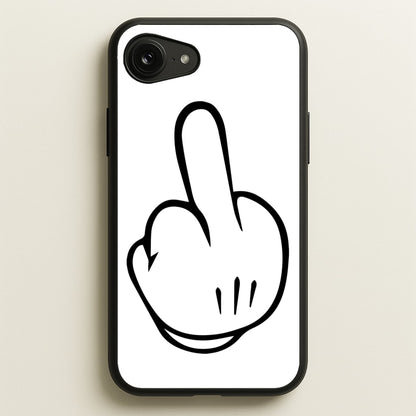 Fairytale Mouse Middle Finger  - Disney Phone Case for iPhone 16e