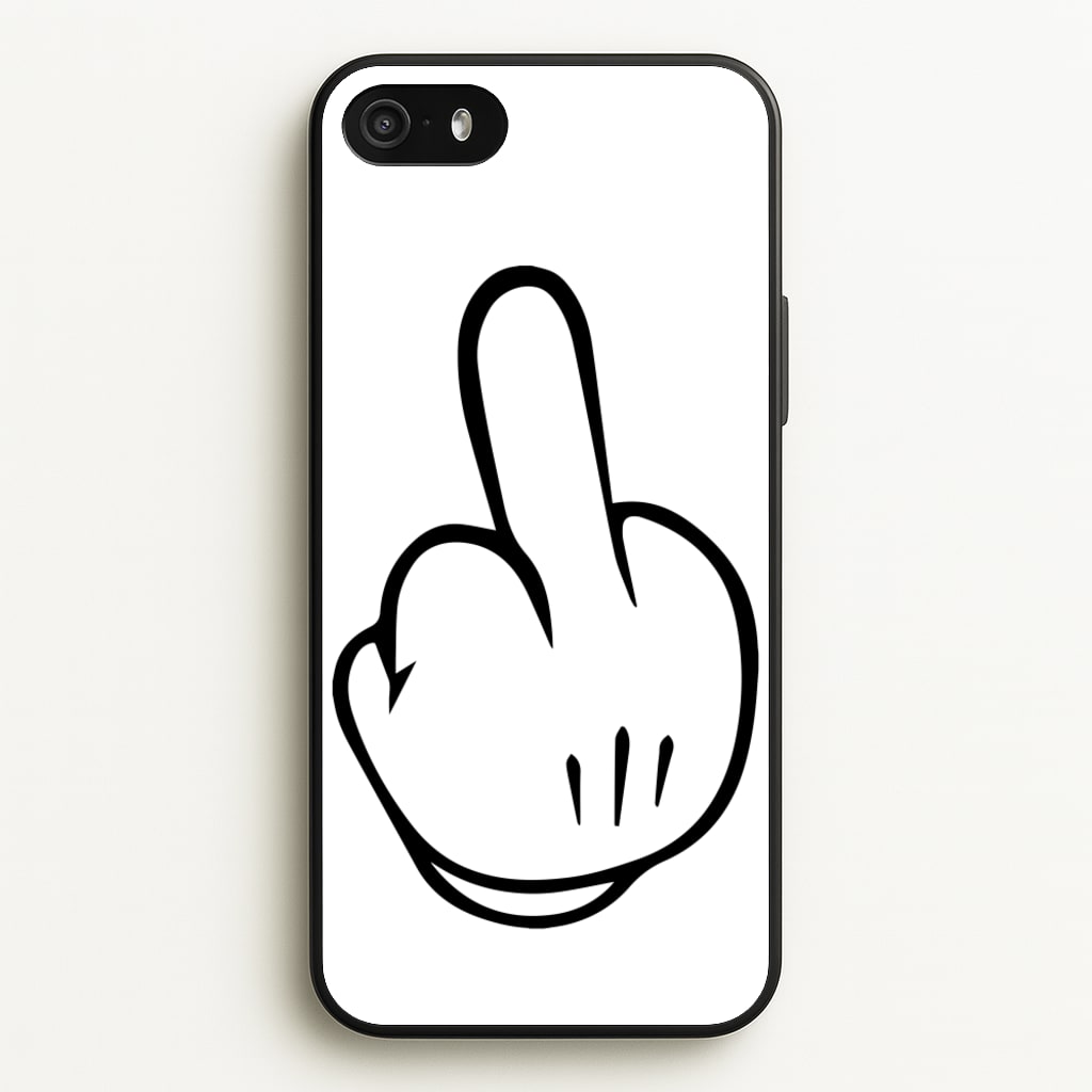 Fairytale Mouse Middle Finger  - Disney Phone Case for iPhone 5 / 5s / SE 2016