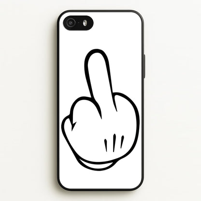 Fairytale Mouse Middle Finger  - Disney Phone Case for iPhone 5 / 5s / SE 2016