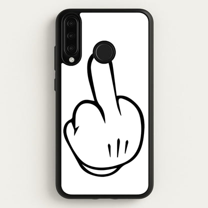 Fairytale Mouse Middle Finger  - Disney Phone Case for Huawei P30 Lite