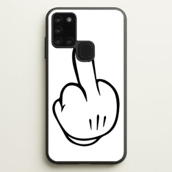 Fairytale Mouse Middle Finger  - Disney Phone Case for Galaxy A21s