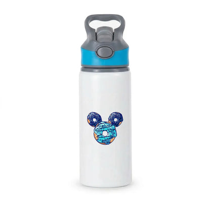 Fairytale Mouse Doughnuts Active Water Bottle - Blue