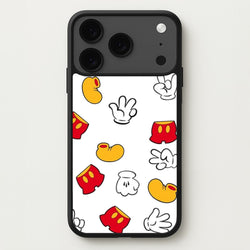 Mouse Gloves, Shorts and Shoes Phone Case for iPhone 17 Pro Max