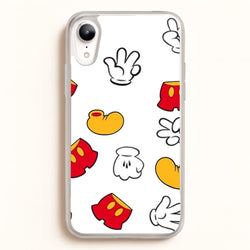 Mouse Gloves, Shorts and Shoes  - Disney Phone Case for iPhone XR