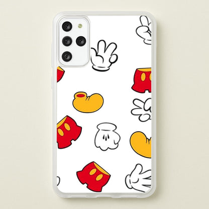 Mouse Gloves, Shorts and Shoes  - Disney Phone Case for Galaxy S20 Plus