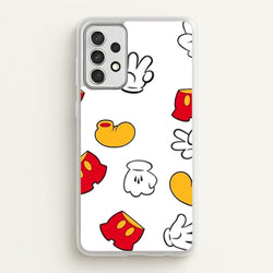 Mouse Gloves, Shorts and Shoes  - Disney Phone Case for Galaxy A52 / A52s
