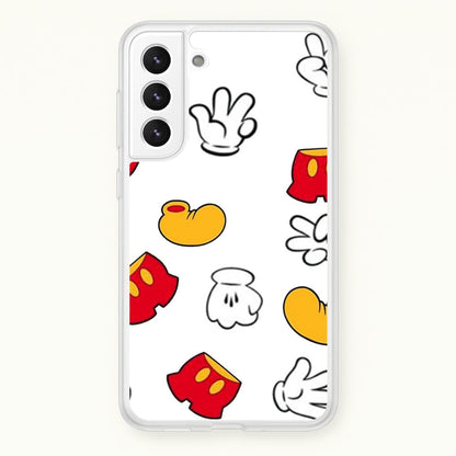 Mouse Gloves, Shorts and Shoes  - Disney Phone Case for Galaxy S21 Plus