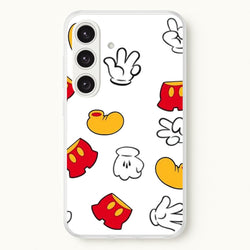 Mouse Gloves, Shorts and Shoes  - Disney Phone Case for Galaxy S25