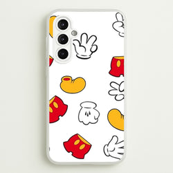Mouse Gloves, Shorts and Shoes  - Disney Phone Case for Galaxy A14