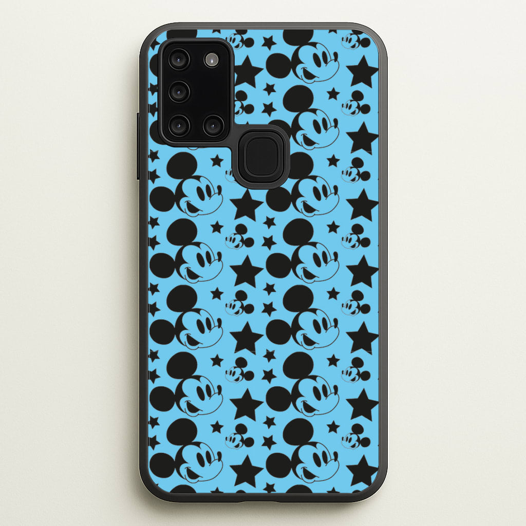 Fairytale Mouse Pattern  - Mickey Mouse Phone Case for Galaxy A21s