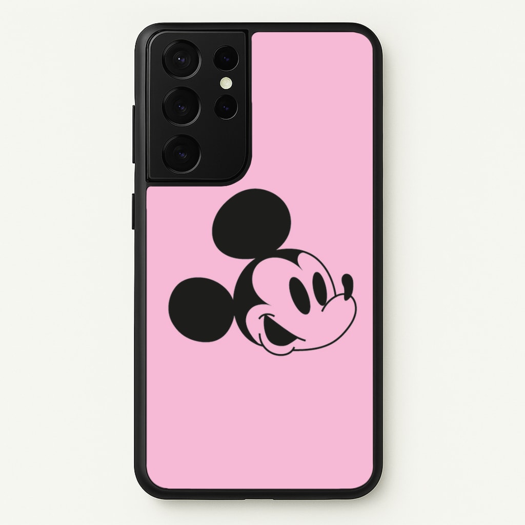 Pink Mickey  - Mickey Mouse Phone Case for Galaxy S21 Ultra